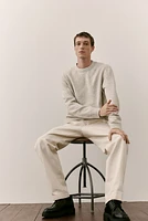 Regular Fit Fine-Knit Sweater