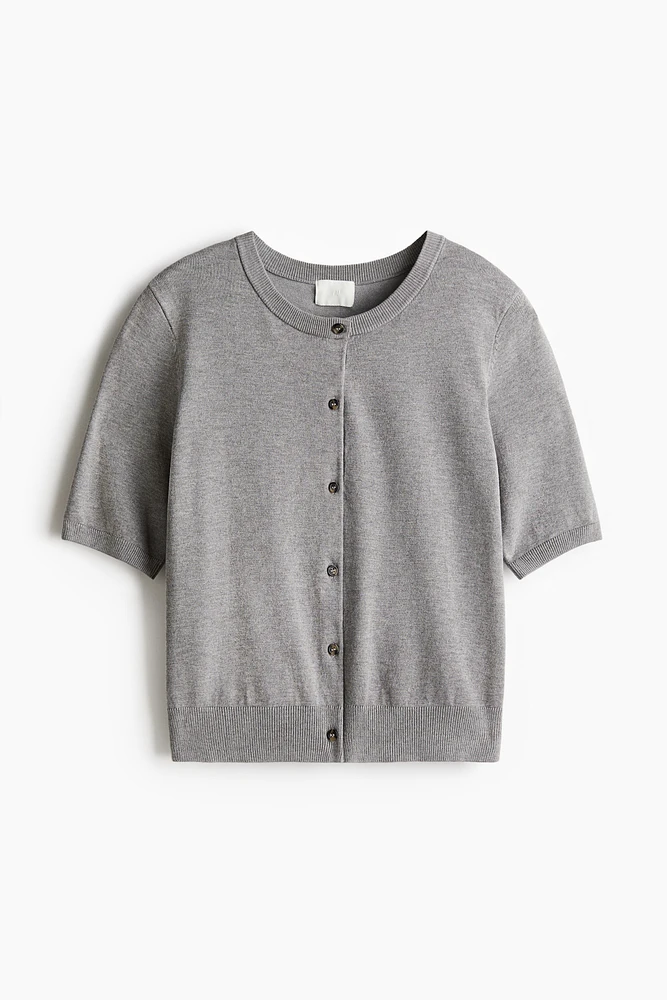 Short-Sleeved Cardigan