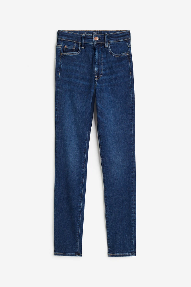 True To You Skinny Ultra High Ankle Jeans