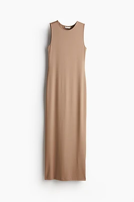 Robe maxi en microfibre