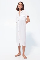 MAMA Muslin Shirt Dress