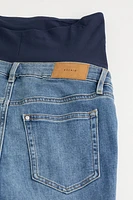 MAMA Slim Straight High Ankle Jeans