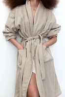 Cotton Terry Bathrobe