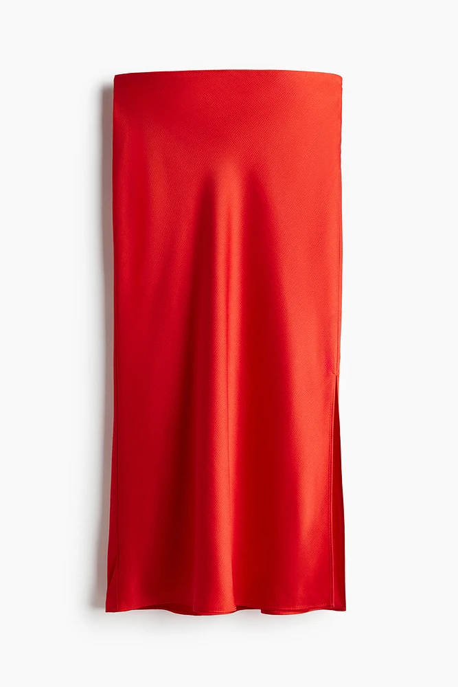Crêpe Satin Skirt
