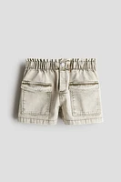 Short Coupe Flottante en denim