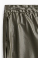 Wide Coated Joggers