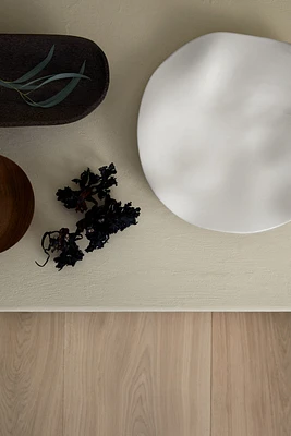Rippled Stoneware Tray