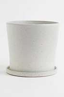 Large Plant Pot and Saucer