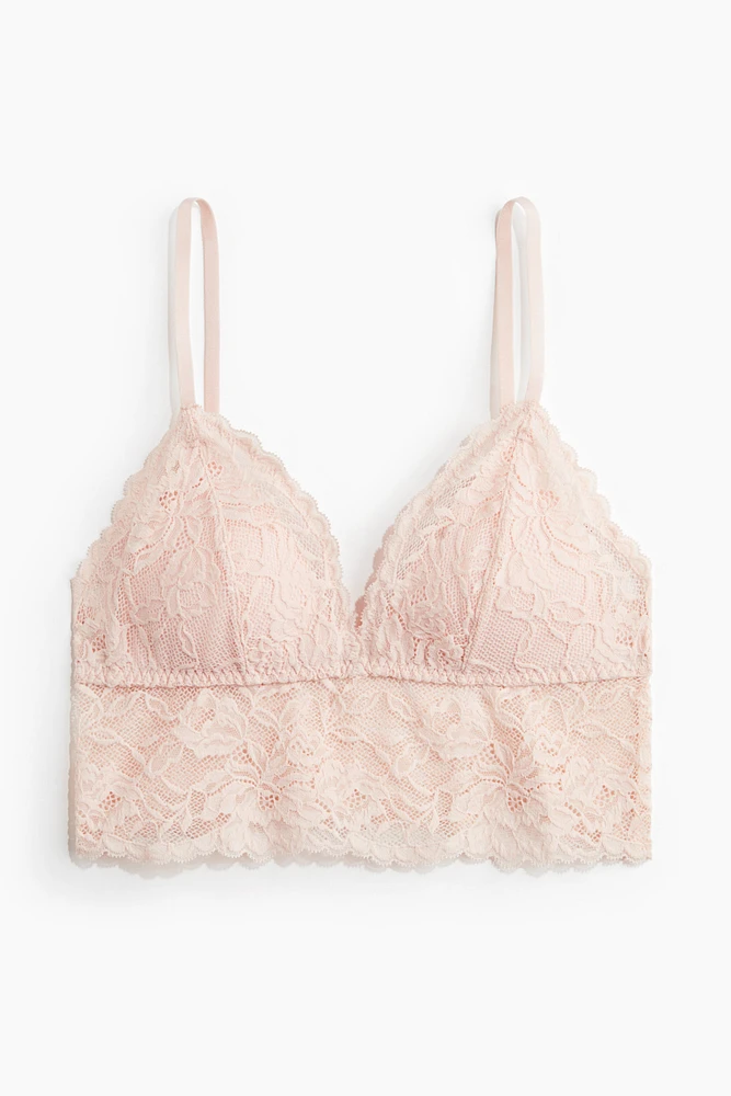 Padded lace bralette