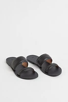 Leather Slides