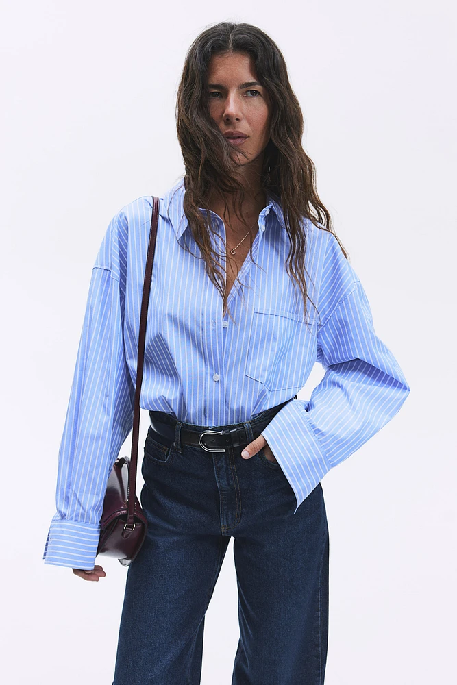 Loose-fit cotton shirt