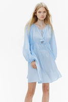 Drawstring-detail Dress