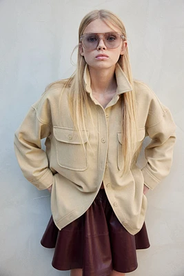 Oversized Twill Shirt