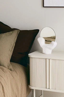 Miroir en grès cérame