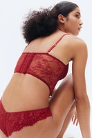 Padded-Cup Lace Bustier