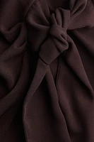 Tie-Detail Mini Skirt
