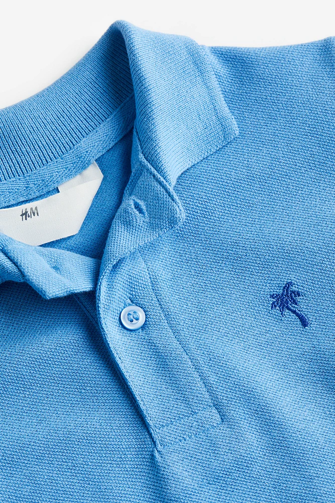 Cotton Pique Polo Shirt