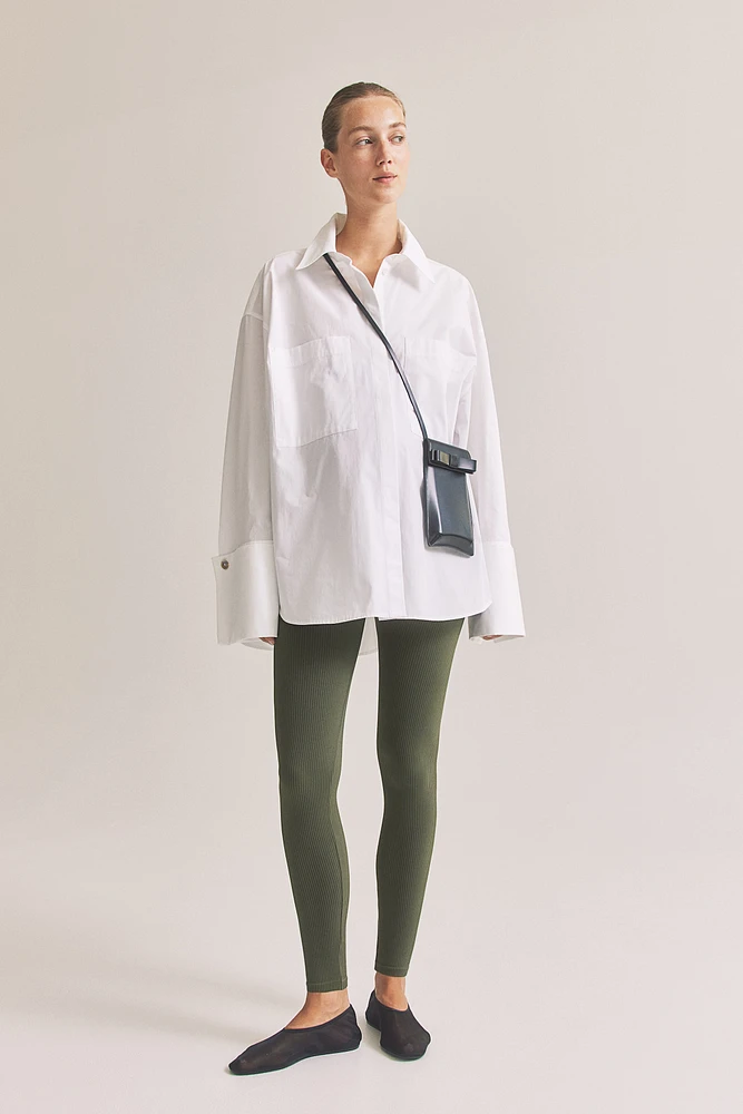 MAMA Legging côtelé sans coutures