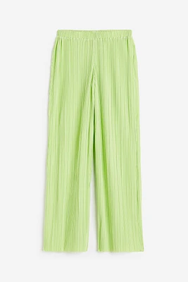 Pleated Jersey Pants