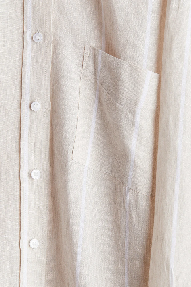Chemise ample en lin
