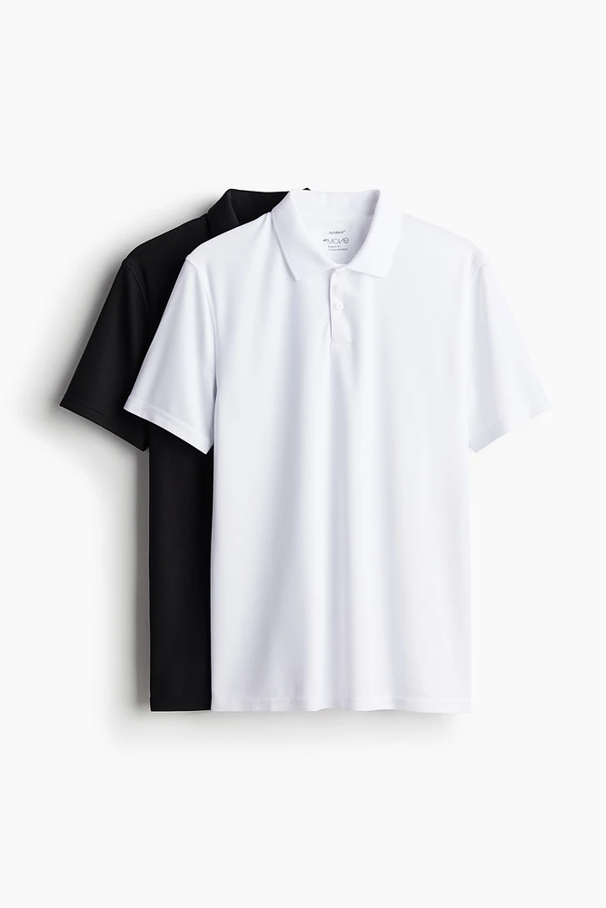 2-pack Regular Fit Sports Polo Shirts DryMove™