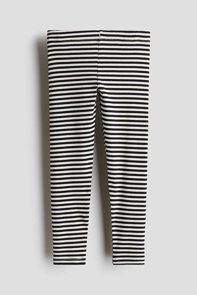 Ribbed Jersey Leggings