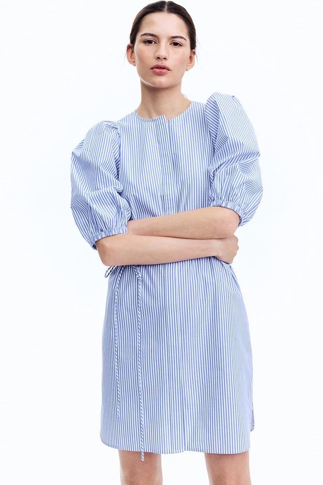 Puff-Sleeved Dress