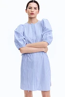 Puff-Sleeved Dress