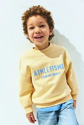 Printed Crewneck Sweatshirt