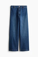 Cropped Twill Pants