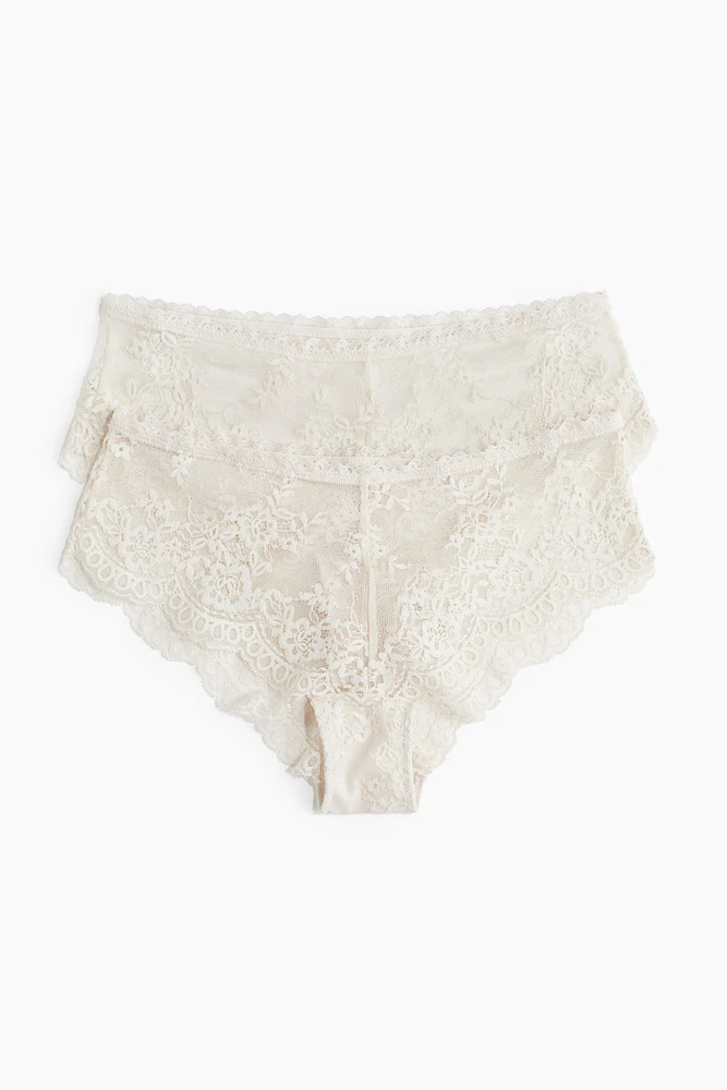 2-pack Lace Hipster Briefs