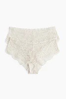 2-pack Lace Hipster Briefs