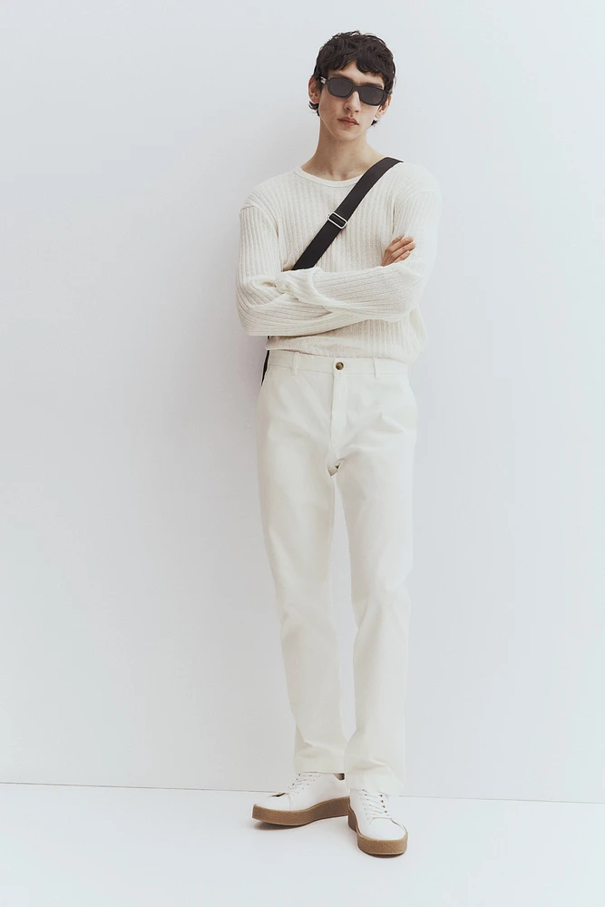 Slim-Fit Cotton Chinos