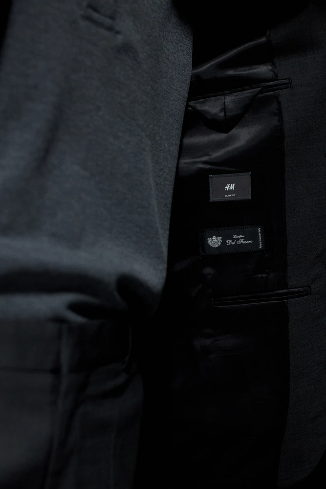 Veste Coupe Amincie en laine mélangée