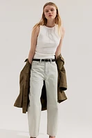 Jean Taille Haute Coupe Tonneau
