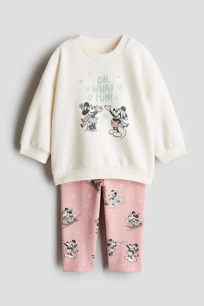 2-piece Printed Sweatsuit