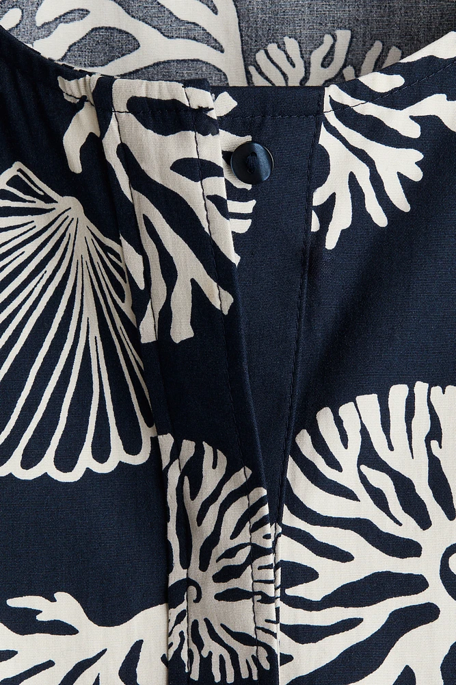 Puff-Sleeved Dress
