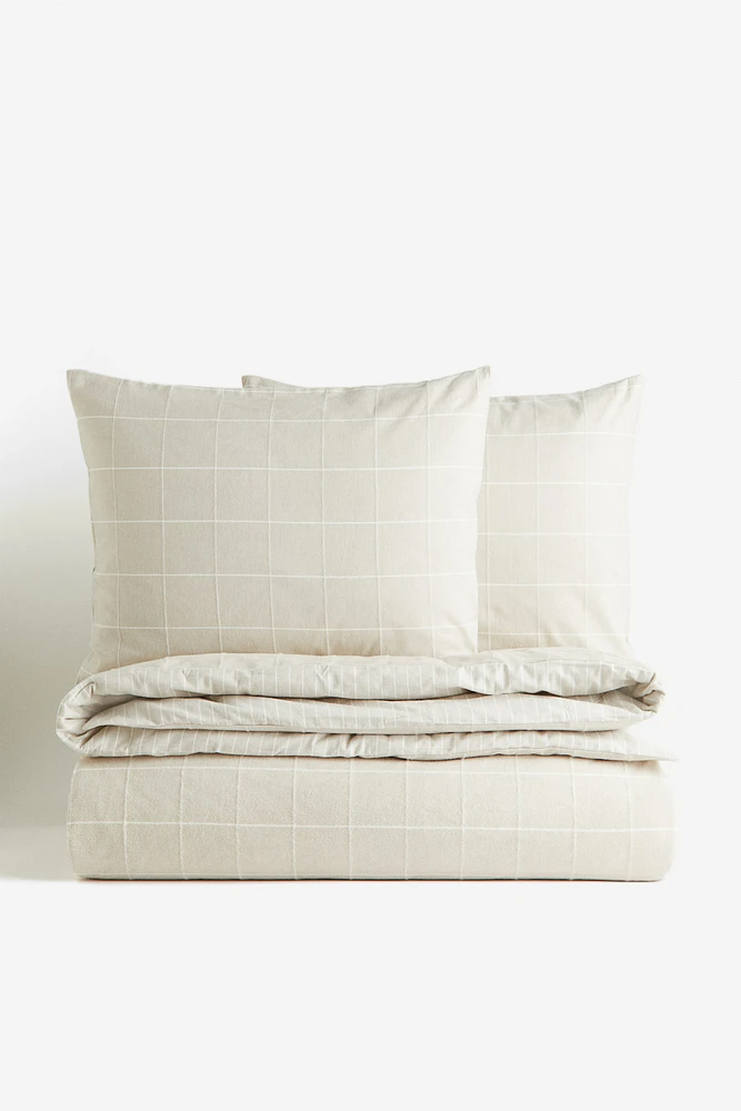 Flannel King/Queen Duvet Cover Set
