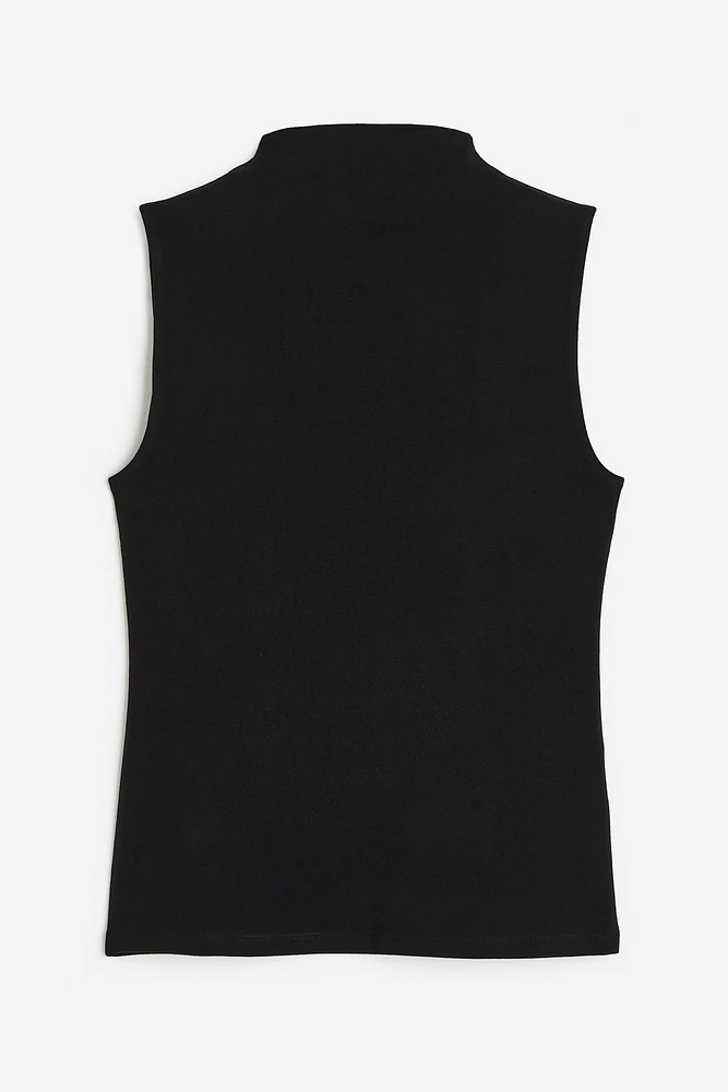 Mock Turtleneck Tank Top