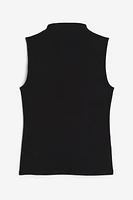 Mock Turtleneck Tank Top