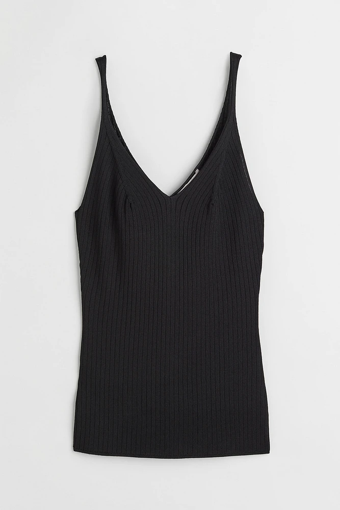 Rib-knit Tank Top