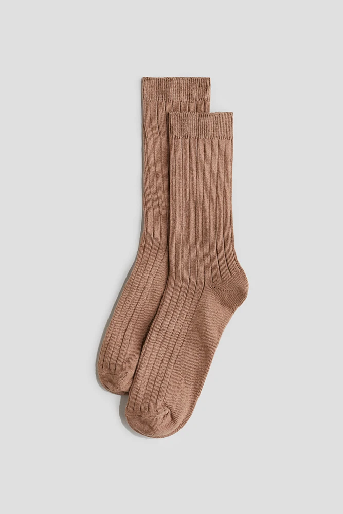 4-pack Rib-Knit Socks