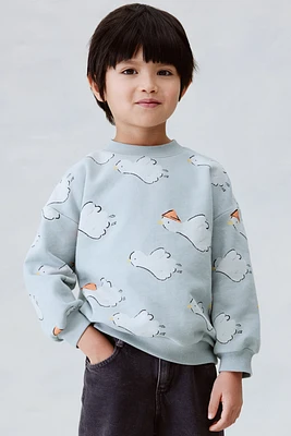 Printed Cotton Sweatshirt