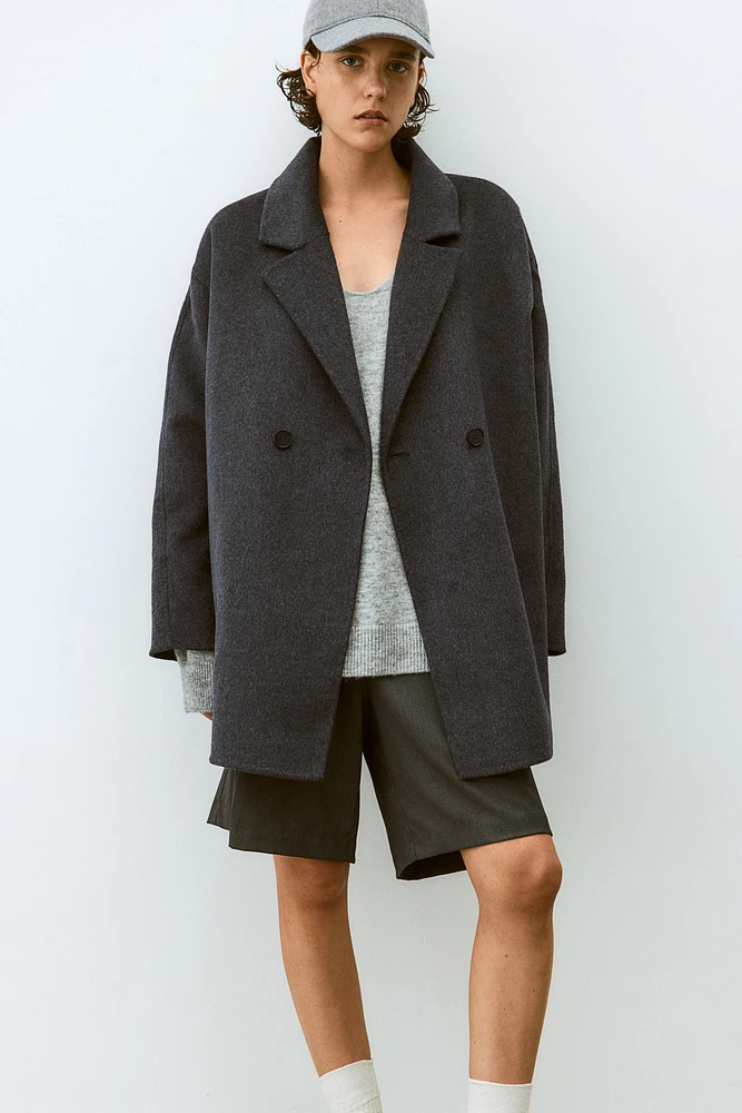 Wool-Blend Coat