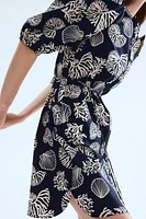 Puff-Sleeved Dress