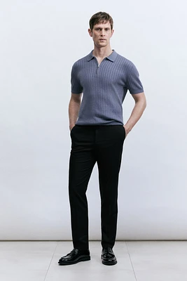 Skinny Fit Suit Pants