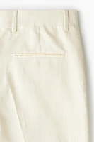 Pantalon habillé décontracté en lin mélangé