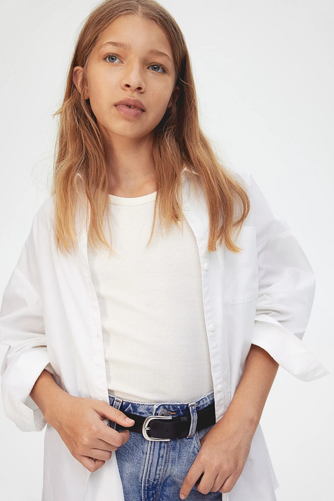 Cotton Poplin Shirt