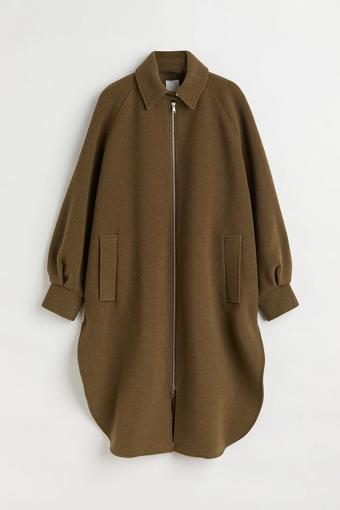 Oversized Wool-blend Coat