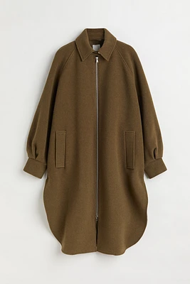 Oversized Wool-blend Coat